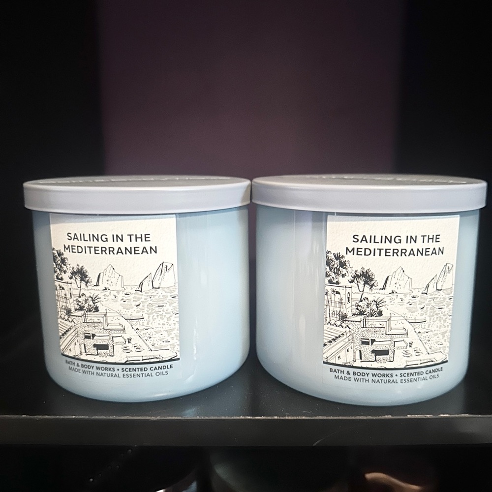 Bath and Body Works 3 Wick Candles